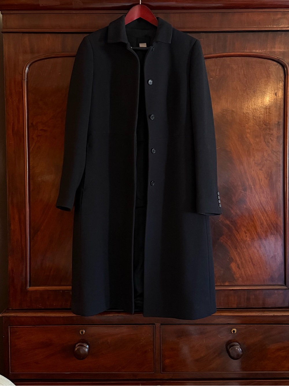 J. Crew Black Women Single-Breasted Wool Pea Coat